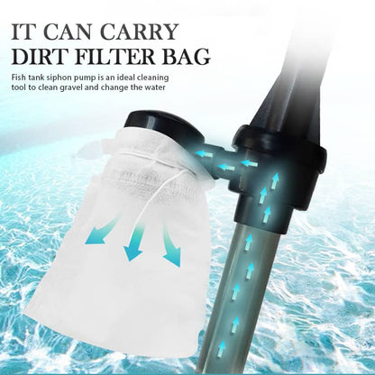 🐠 49% OFF Today | Electric Aquarium Gravel Cleaner - Keep Water Crystal Clear