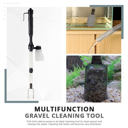 🐠 49% OFF Today | Electric Aquarium Gravel Cleaner - Keep Water Crystal Clear