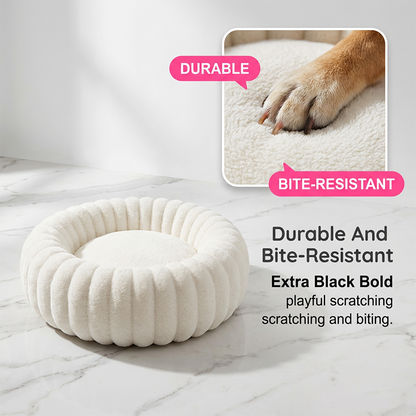 Ultra-Soft Round Calming Cat & Dog Bed 🐾 Curl Up, Calm Down – A Cosy Hug in Bed Form ✨