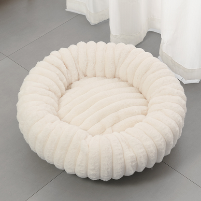 Ultra-Soft Round Calming Cat & Dog Bed 🐾 Curl Up, Calm Down – A Cosy Hug in Bed Form ✨