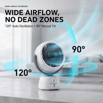 🏆SUMMER SPECIAL🌬️Smart Face Tracking Desktop Fan