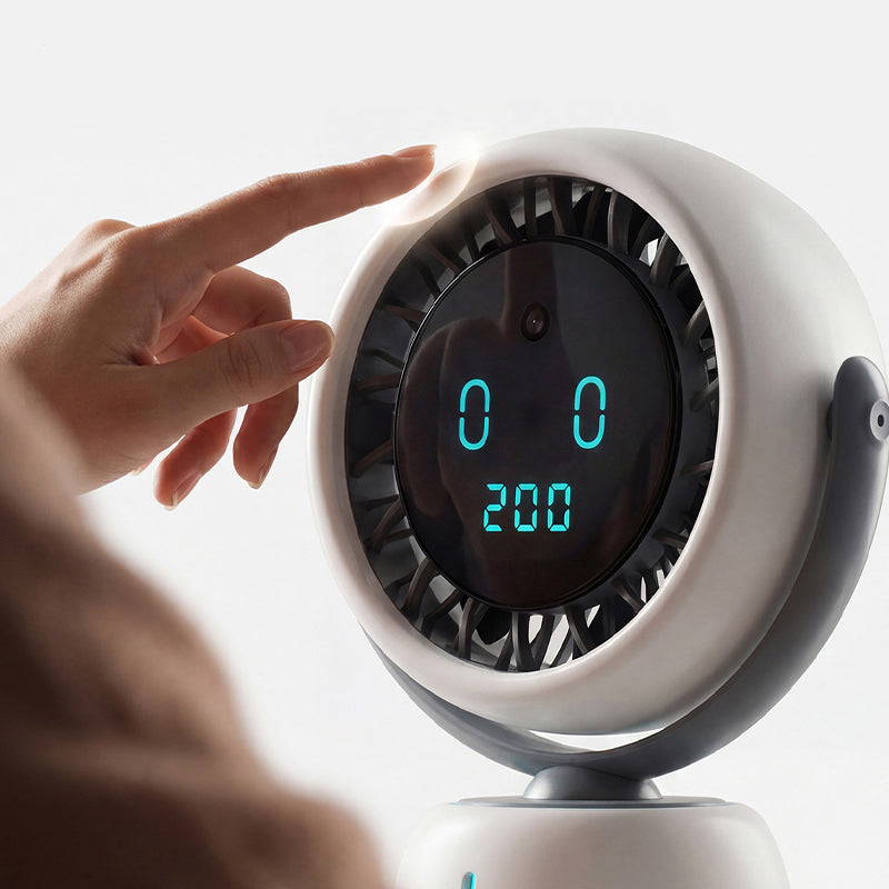 🏆SUMMER SPECIAL🌬️Smart Face Tracking Desktop Fan