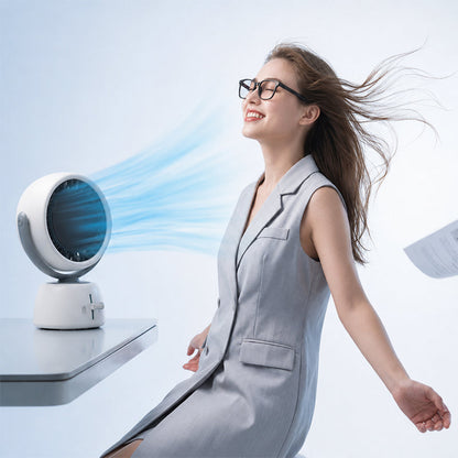 🏆SUMMER SPECIAL🌬️Smart Face Tracking Desktop Fan