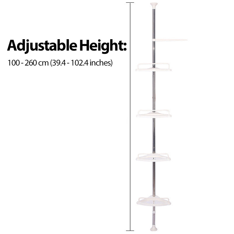 🏆 LIMITED-TIME 49% OFF! ✨Careluxpro Adjustable Telescopic Corner Shower Caddy🚿