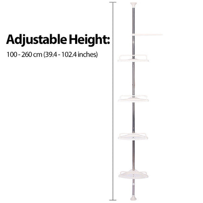 🏆 LIMITED-TIME 49% OFF! ✨Careluxpro Adjustable Telescopic Corner Shower Caddy🚿
