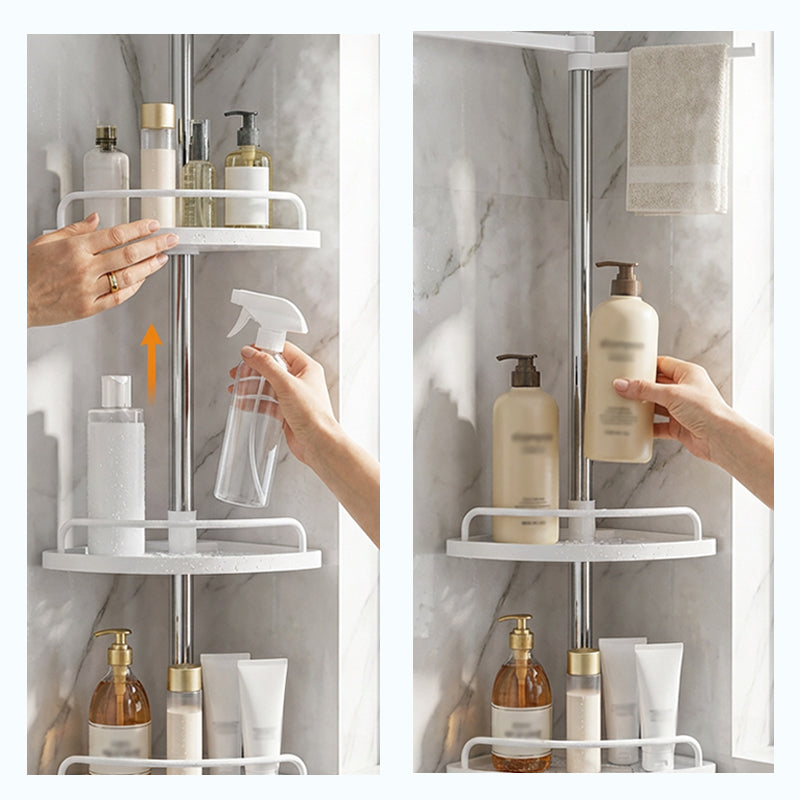 🏆 LIMITED-TIME 49% OFF! ✨Careluxpro Adjustable Telescopic Corner Shower Caddy🚿