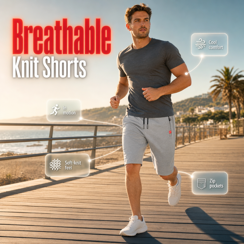 🩳 49% OFF NOW! 🏖️ Men's Casual Drawstring 3/4 Shorts – Breathable fabric, adjustable waist & relaxed fit – Perfect for summer, sports & lounging ☀️