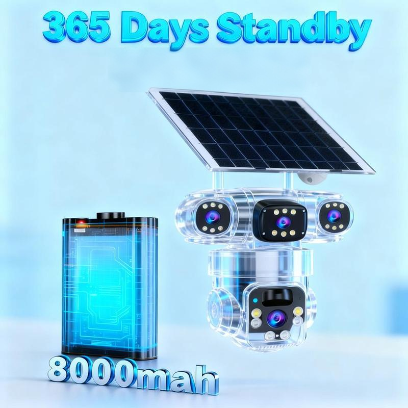 🥳2026 HOT SALE🥳💞50K+ SOLD!☀️📹 49% OFF! Solar-Powered Multi-Angle Security Camera – 360° PTZ, full‑color night vision & motion alerts. No wiring, no electric bills – monitor your home from anywhere! 🏡✨