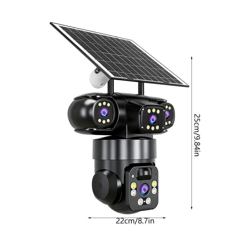 🥳2026 HOT SALE🥳💞50K+ SOLD!☀️📹 49% OFF! Solar-Powered Multi-Angle Security Camera – 360° PTZ, full‑color night vision & motion alerts. No wiring, no electric bills – monitor your home from anywhere! 🏡✨