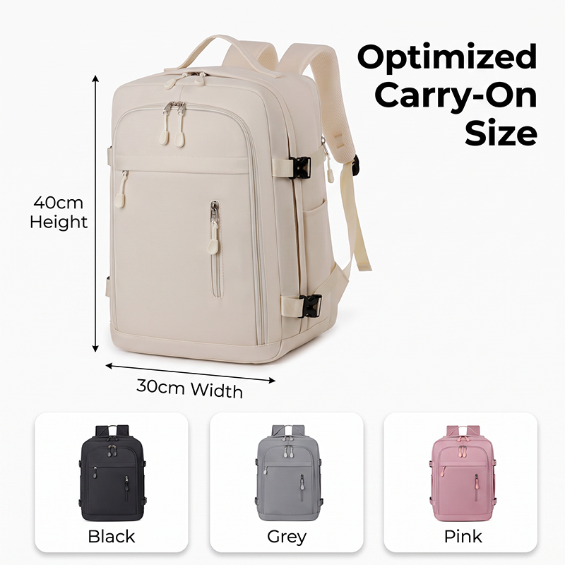 👔Large Capacity Travel Water Resistant Laptop Bag