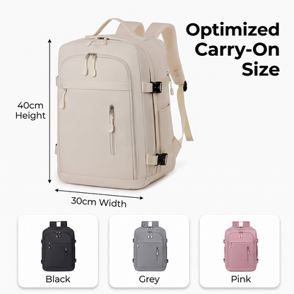 👔Large Capacity Travel Water Resistant Laptop Bag