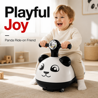 📢📢 49% OFF !! ⏰ Panda Baby Ride-On Sliding Car with Music & Lights – Wobble, Slide & Giggle for Hours of Toddler Fun 🐼🎵✨