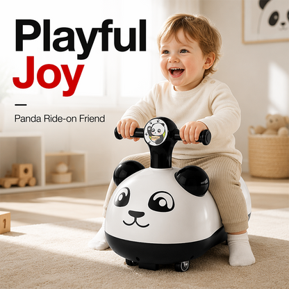📢📢 49% OFF !! ⏰ Panda Baby Ride-On Sliding Car with Music & Lights – Wobble, Slide & Giggle for Hours of Toddler Fun 🐼🎵✨