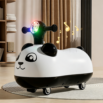 📢📢 49% OFF !! ⏰ Panda Baby Ride-On Sliding Car with Music & Lights – Wobble, Slide & Giggle for Hours of Toddler Fun 🐼🎵✨