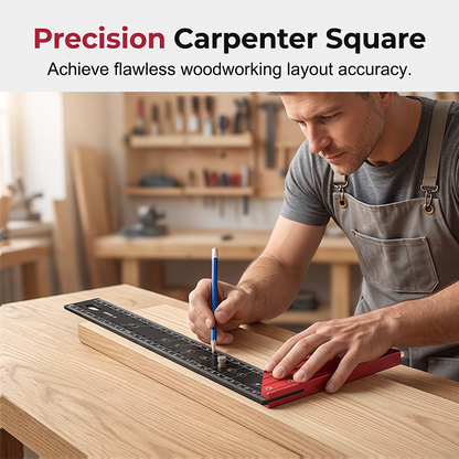 ⏰ 49% OFF 📐🔧 Aluminum Layout Square with Bubble Level – Measure, Mark & Level in One Tool! | Durable, Lightweight & Built to Last 💪