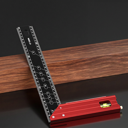 ⏰ 49% OFF 📐🔧 Aluminum Layout Square with Bubble Level – Measure, Mark & Level in One Tool! | Durable, Lightweight & Built to Last 💪