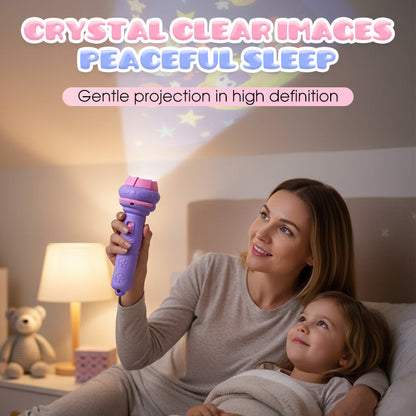 📢📢49% OFF !! ⏰Early Education Projector Torch for Kids 🔦 Click, Project & Learn – A Pocket-Sized Nighttime Adventure ✨
