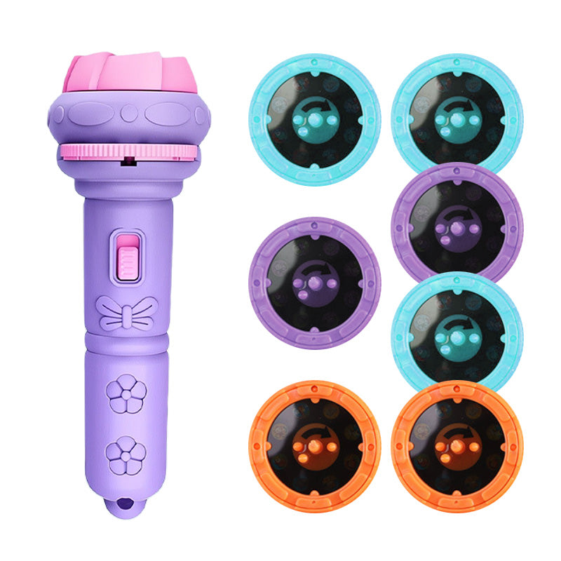 📢📢49% OFF !! ⏰Early Education Projector Torch for Kids 🔦 Click, Project & Learn – A Pocket-Sized Nighttime Adventure ✨