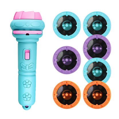 📢📢49% OFF !! ⏰Early Education Projector Torch for Kids 🔦 Click, Project & Learn – A Pocket-Sized Nighttime Adventure ✨