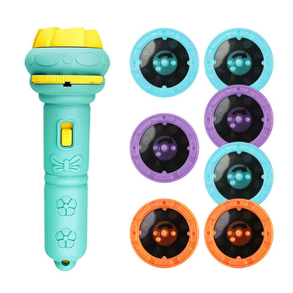 📢📢49% OFF !! ⏰Early Education Projector Torch for Kids 🔦 Click, Project & Learn – A Pocket-Sized Nighttime Adventure ✨
