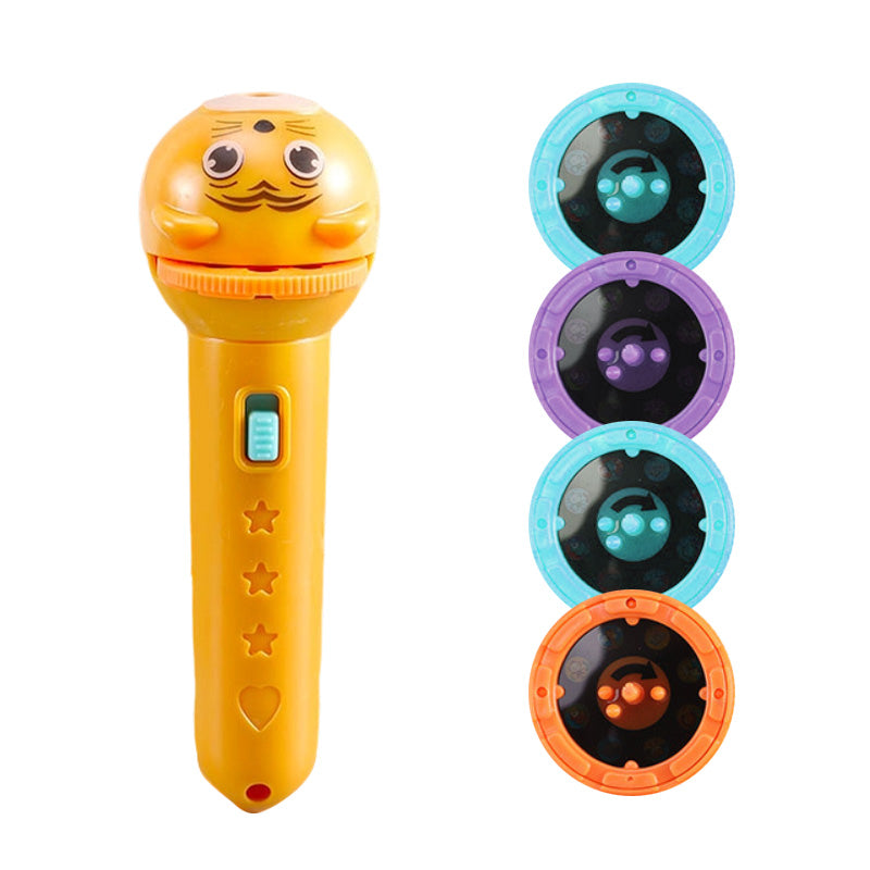 📢📢49% OFF !! ⏰Early Education Projector Torch for Kids 🔦 Click, Project & Learn – A Pocket-Sized Nighttime Adventure ✨