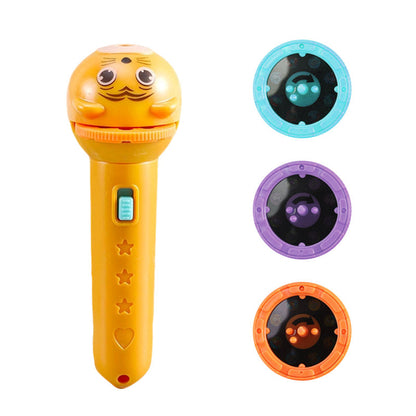 📢📢49% OFF !! ⏰Early Education Projector Torch for Kids 🔦 Click, Project & Learn – A Pocket-Sized Nighttime Adventure ✨