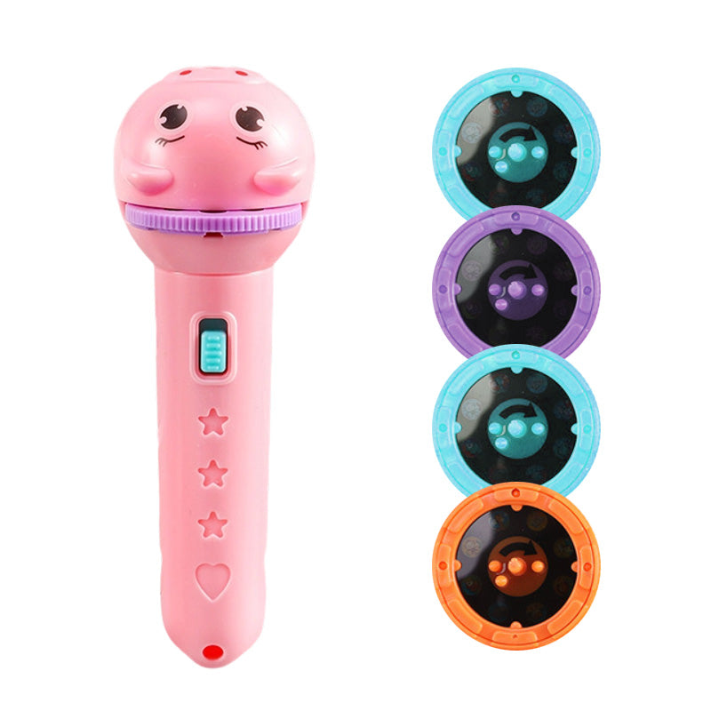 📢📢49% OFF !! ⏰Early Education Projector Torch for Kids 🔦 Click, Project & Learn – A Pocket-Sized Nighttime Adventure ✨