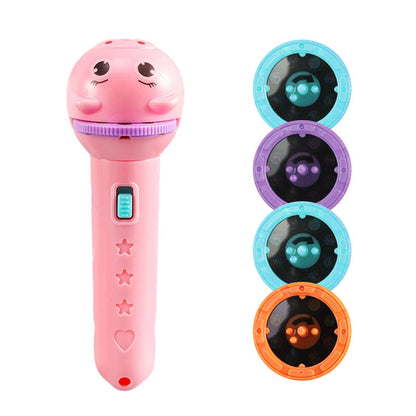 📢📢49% OFF !! ⏰Early Education Projector Torch for Kids 🔦 Click, Project & Learn – A Pocket-Sized Nighttime Adventure ✨