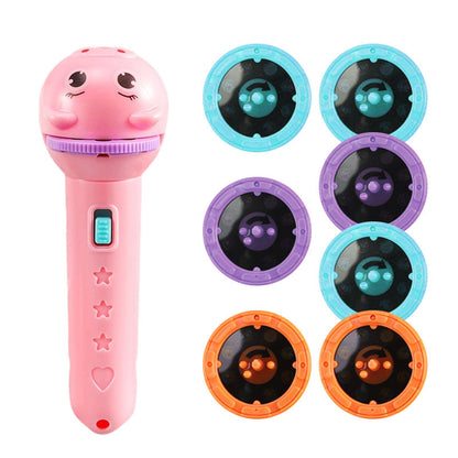 📢📢49% OFF !! ⏰Early Education Projector Torch for Kids 🔦 Click, Project & Learn – A Pocket-Sized Nighttime Adventure ✨