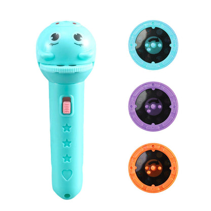 📢📢49% OFF !! ⏰Early Education Projector Torch for Kids 🔦 Click, Project & Learn – A Pocket-Sized Nighttime Adventure ✨