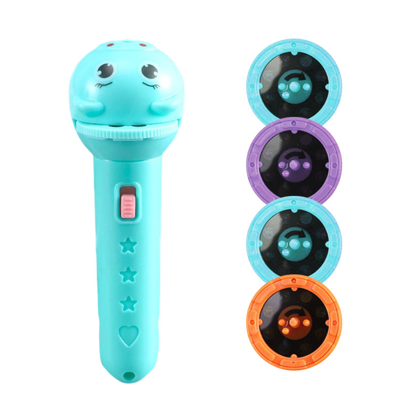 📢📢49% OFF !! ⏰Early Education Projector Torch for Kids 🔦 Click, Project & Learn – A Pocket-Sized Nighttime Adventure ✨