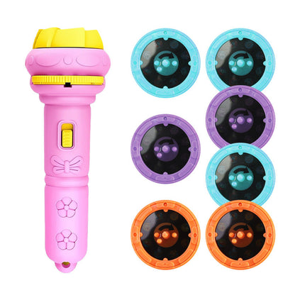 📢📢49% OFF !! ⏰Early Education Projector Torch for Kids 🔦 Click, Project & Learn – A Pocket-Sized Nighttime Adventure ✨