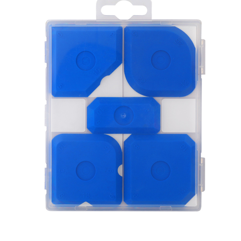 📢📢49% OFF !! ⏰5-Piece Caulking Tool Kit PVC Grout Scraper Set for Kitchen Bathroom