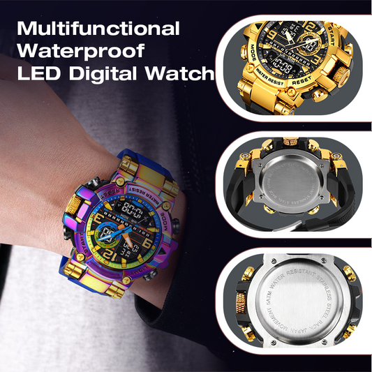 📢📢52% OFF !!!⏰Multifunctional Waterproof LED Digital Watch