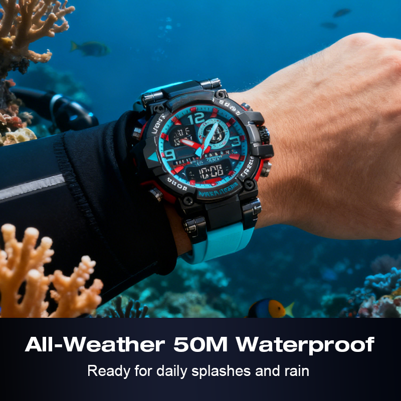 📢📢52% OFF !!!⏰Multifunctional Waterproof LED Digital Watch