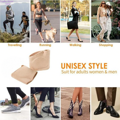 👠 49% OFF NOW! 🦶 SEBS Forefoot Pads with Heel Strap & Toe Separator – Cushioning support, pain relief & secure fit – Perfect for all-day comfort in high heels ✨