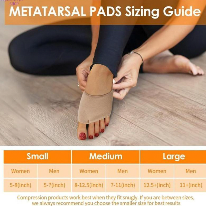 👠 49% OFF NOW! 🦶 SEBS Forefoot Pads with Heel Strap & Toe Separator – Cushioning support, pain relief & secure fit – Perfect for all-day comfort in high heels ✨
