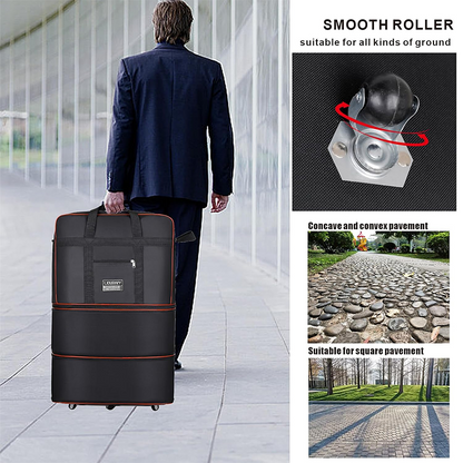 🔥49% Off！🧳Meet all your travel storage needs！Large Capacity Expandable Travel Duffel Bag