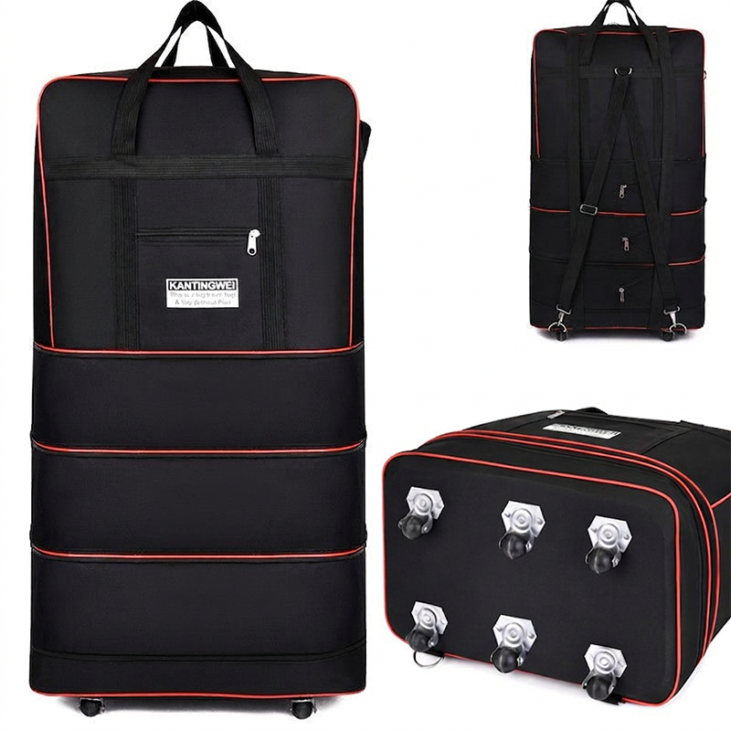 🔥49% Off！🧳Meet all your travel storage needs！Large Capacity Expandable Travel Duffel Bag