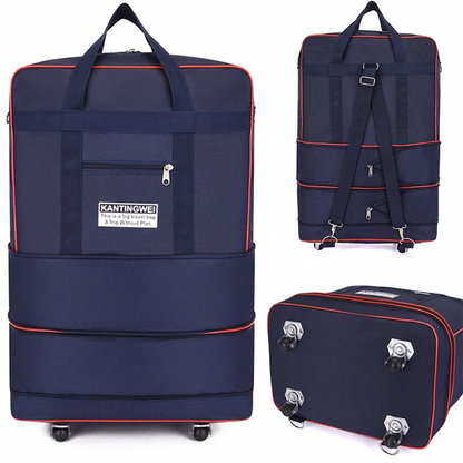 🔥49% Off！🧳Meet all your travel storage needs！Large Capacity Expandable Travel Duffel Bag