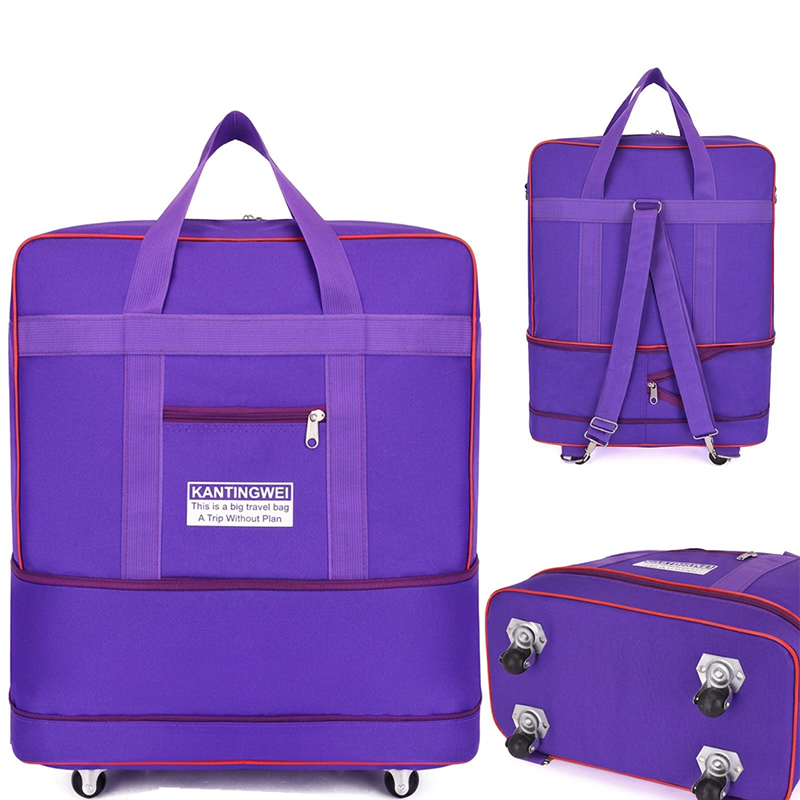 🔥49% Off！🧳Meet all your travel storage needs！Large Capacity Expandable Travel Duffel Bag