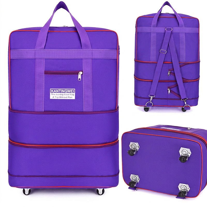 🔥49% Off！🧳Meet all your travel storage needs！Large Capacity Expandable Travel Duffel Bag