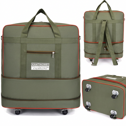 🔥49% Off！🧳Meet all your travel storage needs！Large Capacity Expandable Travel Duffel Bag