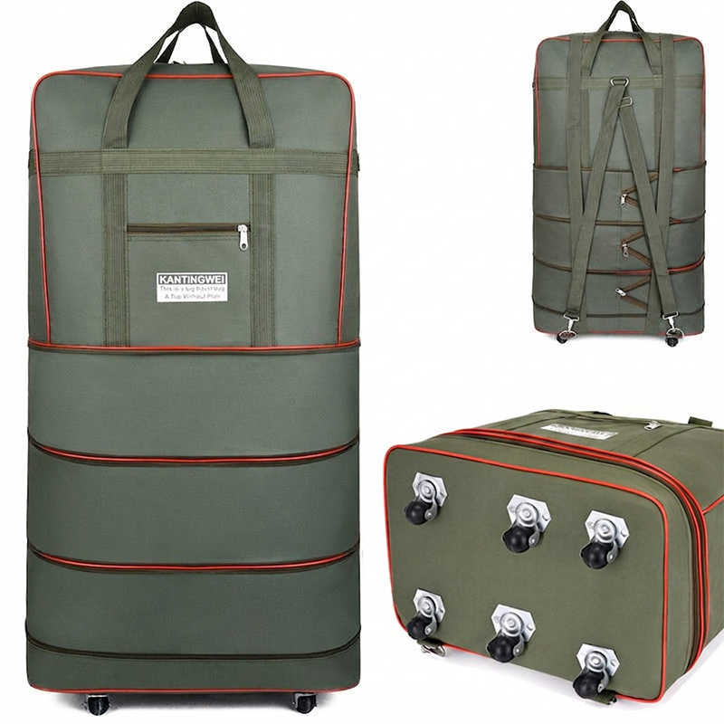 🔥49% Off！🧳Meet all your travel storage needs！Large Capacity Expandable Travel Duffel Bag