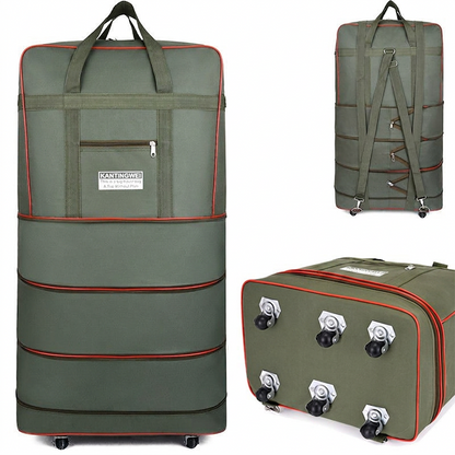 🔥49% Off！🧳Meet all your travel storage needs！Large Capacity Expandable Travel Duffel Bag