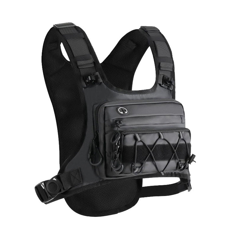 🔥Hot Sale 49% OFF🔥Front & Back Cycling Vest Pack for Men – Hydration Ready, 3L Storage, Breathable Mesh 🏃
