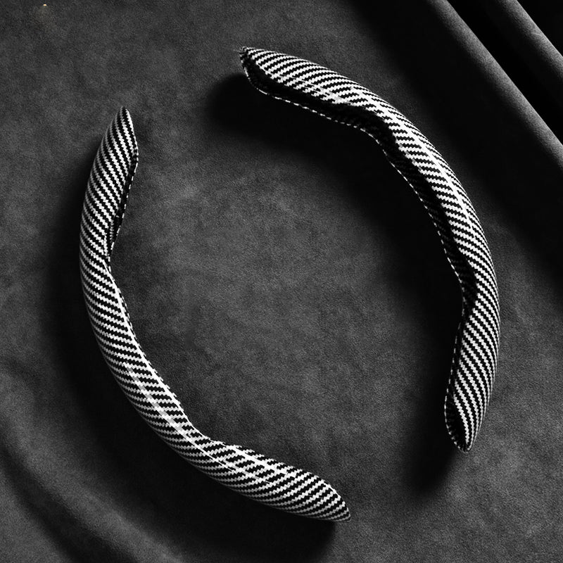🏆LAST DAY 49% OFF🚗Universal Carbon Fiber Steering Wheel Cover
