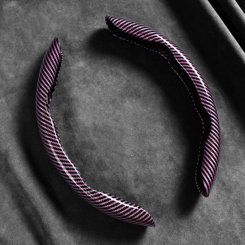 🏆LAST DAY 49% OFF🚗Universal Carbon Fiber Steering Wheel Cover
