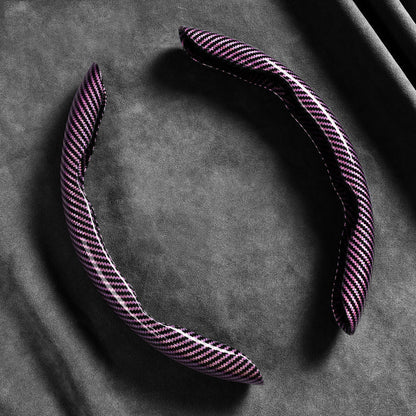 🏆LAST DAY 49% OFF🚗Universal Carbon Fiber Steering Wheel Cover