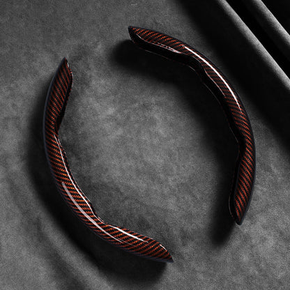 🏆LAST DAY 49% OFF🚗Universal Carbon Fiber Steering Wheel Cover